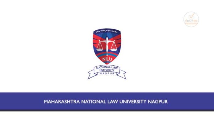 Maharashtra National Law University Nagpur Invites Application For The