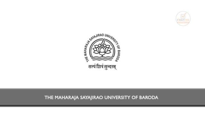 The Maharaja Sayajirao University Of Baroda Invited Applications From