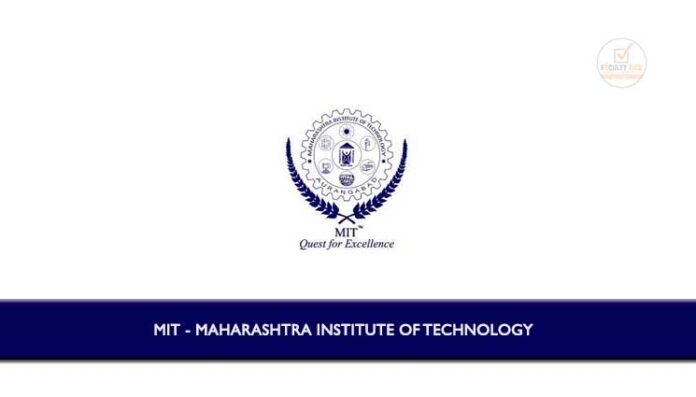 Maharashtra Institute Of Technology Aurangabad Invited Applications 