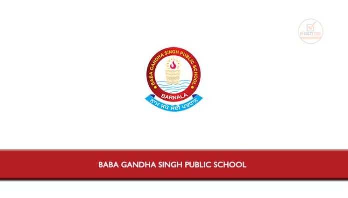 Baba Gandha Singh Public School Walk in Interview for the Post of ...