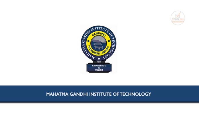 Mahatma Gandhi Institute of Technology Notification for Recruitment of ...