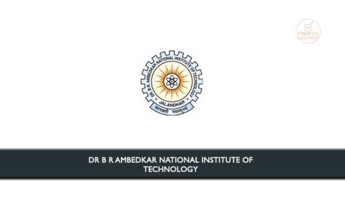 Dr B R Ambedkar National Institute Of Technology Jalandhar Online ...