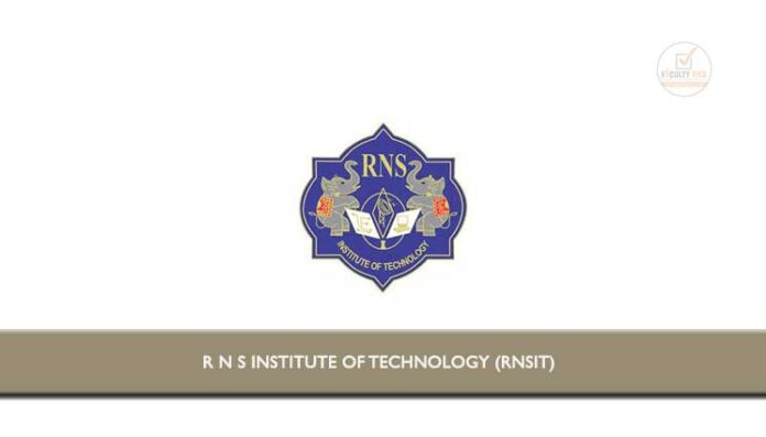 RNS Institute of Technology (RNSIT) Applications are invited from ...