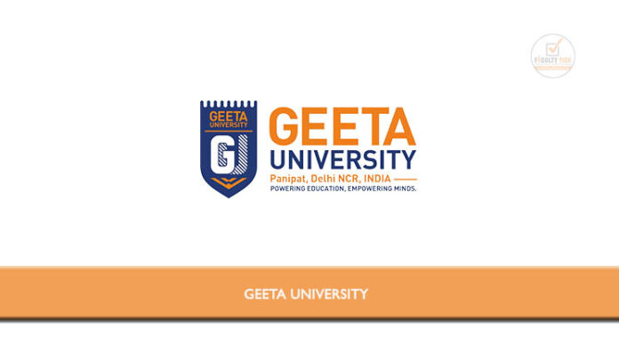 Geeta University Applications Are Invited From Eligible Candidates For 